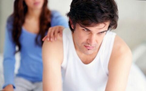 Violation of erectile function in a prostatitis
